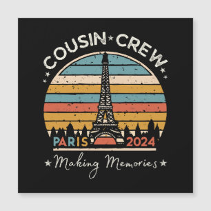 Carte Magnétique Paris France - Souvenirs 2024