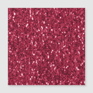Carte Magnétique Parties scintillant faux brillant rose foncé magen