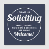 Carte Magnétique Pas de sollicitation (modification des couleurs) C (Devant)