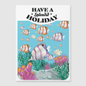 Carte Magnétique Passez de Splendides Vacances, (Devant)