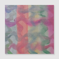 Carte magnétique Pastel Art Abstrait