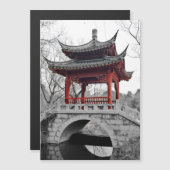 Carte Magnétique Pavillon chinois (Devant / Derrière)
