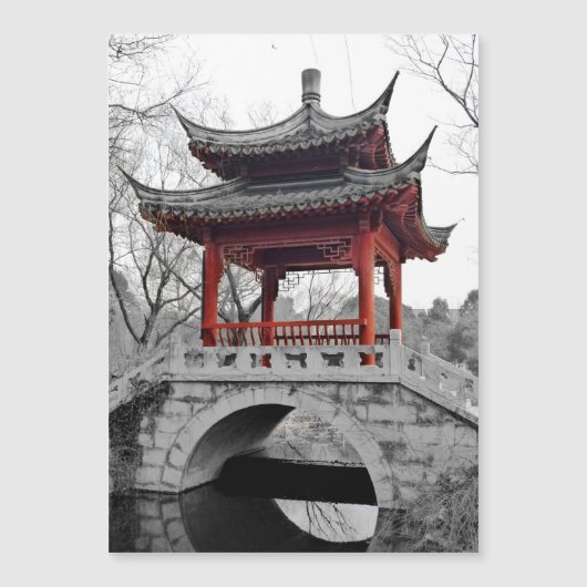 Carte Magnétique Pavillon chinois (Devant)