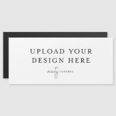 Carte magnétique paysage 4" x 9" (Devant / Derrière)