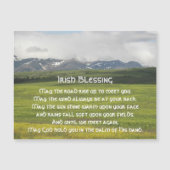 Carte Magnétique Paysage de Green Valley en Irlande (Devant)