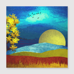 Carte Magnétique Paysage du ciel liquide