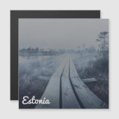 Carte Magnétique Paysage du marais (Devant / Derrière)