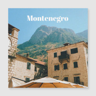 Carte Magnétique Paysage urbain du Monténégro