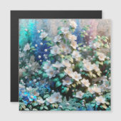Carte Magnétique Pearlescent Flora (Devant / Derrière)
