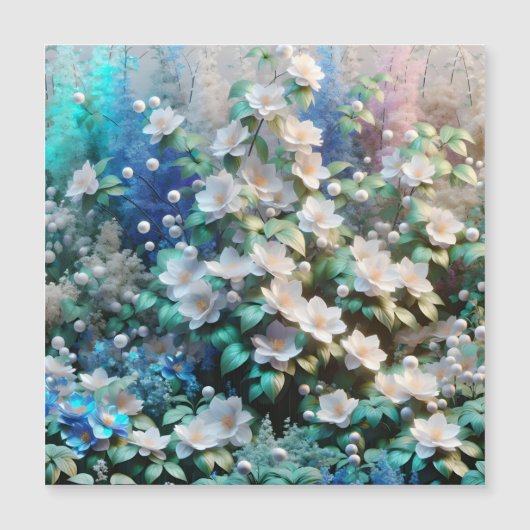 Carte Magnétique Pearlescent Flora (Devant)