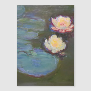 Carte Magnétique Peinture de nénuphars d'étang de Monet