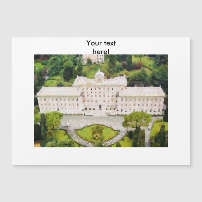 Carte Magnétique Peinture de Vatican (Devant)