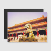 Carte Magnétique Pékin Cité interdite, GuGong Chine (Devant / Derrière)