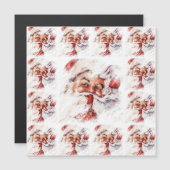 Carte Magnétique Père Noël 024 (Devant / Derrière)