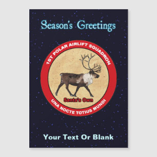 Carte Magnétique Père Noël - 1er Escadron de transport aérien polai