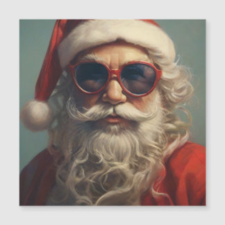 Carte Magnétique Père Noël Selfie ! - merci pour le lait et les bis