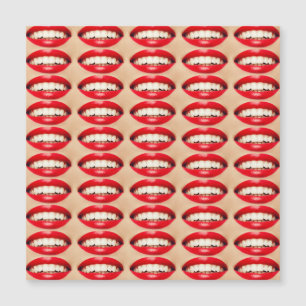 Carte Magnétique Perfect Smile Femme Fatale Pop-art