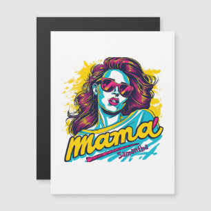 Carte Magnétique Personnalisé Retro Mama Pop Art (12)