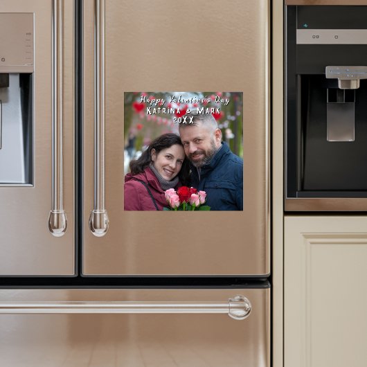 Carte magnétique personnalisée Heureuse Sainte-Val