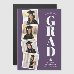 Carte magnétique personnalisée pour diplômé de l'é