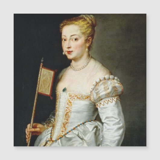 Carte Magnétique Peter Paul Rubens Portrait d'une dame (Devant)