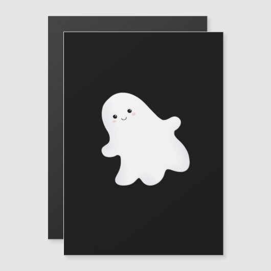 Carte Magnétique Petit Boo Esthétique Cool (Devant / Derrière)