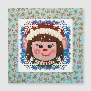 Carte Magnétique Petite Fille Elfe