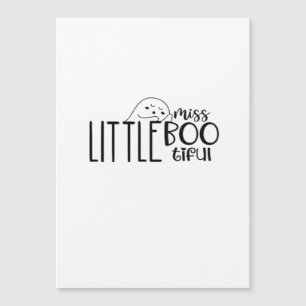 Carte Magnétique Petite Mademoiselle Bootiful Rétro Classique