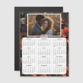 Carte Magnétique Petits calendriers 2025 pour Mini | Fond de Poinse (Devant / Derrière)