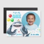 Carte magnétique photo Anniversaire de enfant du t (Devant / Derrière)