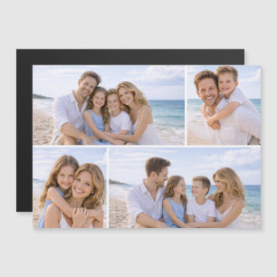 Carte Magnétique Photo de famille personnalisé