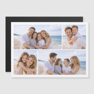 Carte Magnétique Photo de famille personnalisée