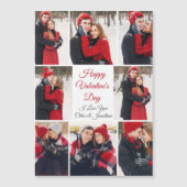 Carte magnétique photo de la Saint-Valentin person (Devant)