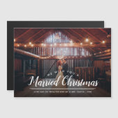 Carte magnétique photo de Noël Marié (Devant / Derrière)