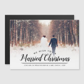 Carte magnétique photo de Noël Marié (Devant / Derrière)