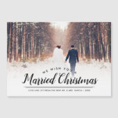 Carte magnétique photo de Noël Marié (Devant)