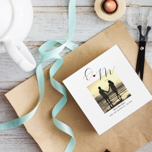 Carte Magnétique Photo Enregistrer la date Mariage Fiançailles Magn