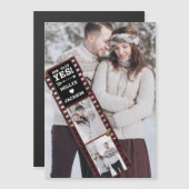 Carte magnétique photo fiançailles Faire-part (Devant / Derrière)