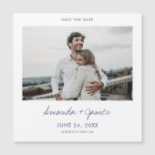 Carte Magnétique Photo magnétique Enregistrer les dates avec la typ (Devant)