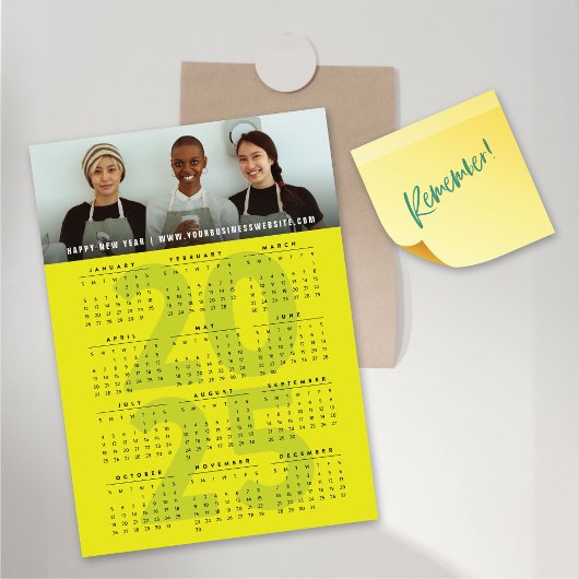 Carte magnétique photo moderne 2025