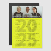 Carte magnétique photo moderne 2025 (Devant / Derrière)