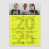 Carte magnétique photo moderne 2025 (Devant)