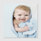 Carte Magnétique Photo personnalisée (Devant)