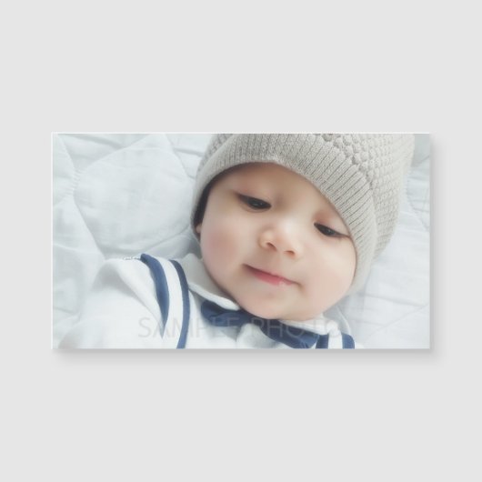 Carte Magnétique Photo personnalisée (Devant)