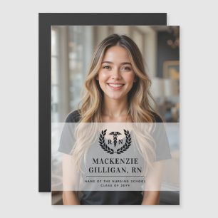 Carte Magnétique Photo personnalisée RN Diplôme en soins infirmiers