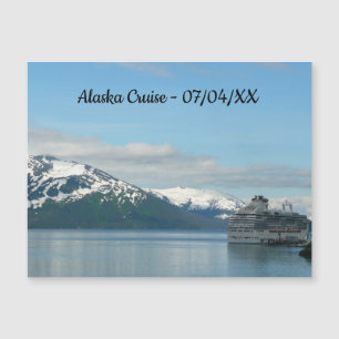Carte Magnétique Photographie de voyage de croisière en Alaska