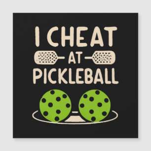 Carte Magnétique Pickleball Drôle