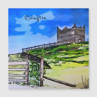 Carte Magnétique Pike de Rivington Horwich art original