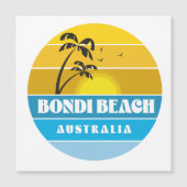 Carte Magnétique Plage Bondi Australie (Devant)