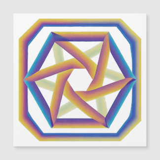 Carte Magnétique Plake 64 et le grand aimant Hexagrams